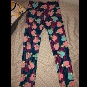 LuLaRoe Mickey Mouse Leggings